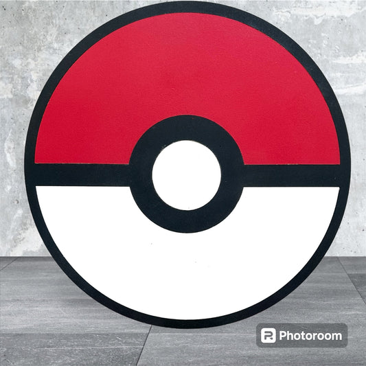 Poke Ball Sign/Wall hanging