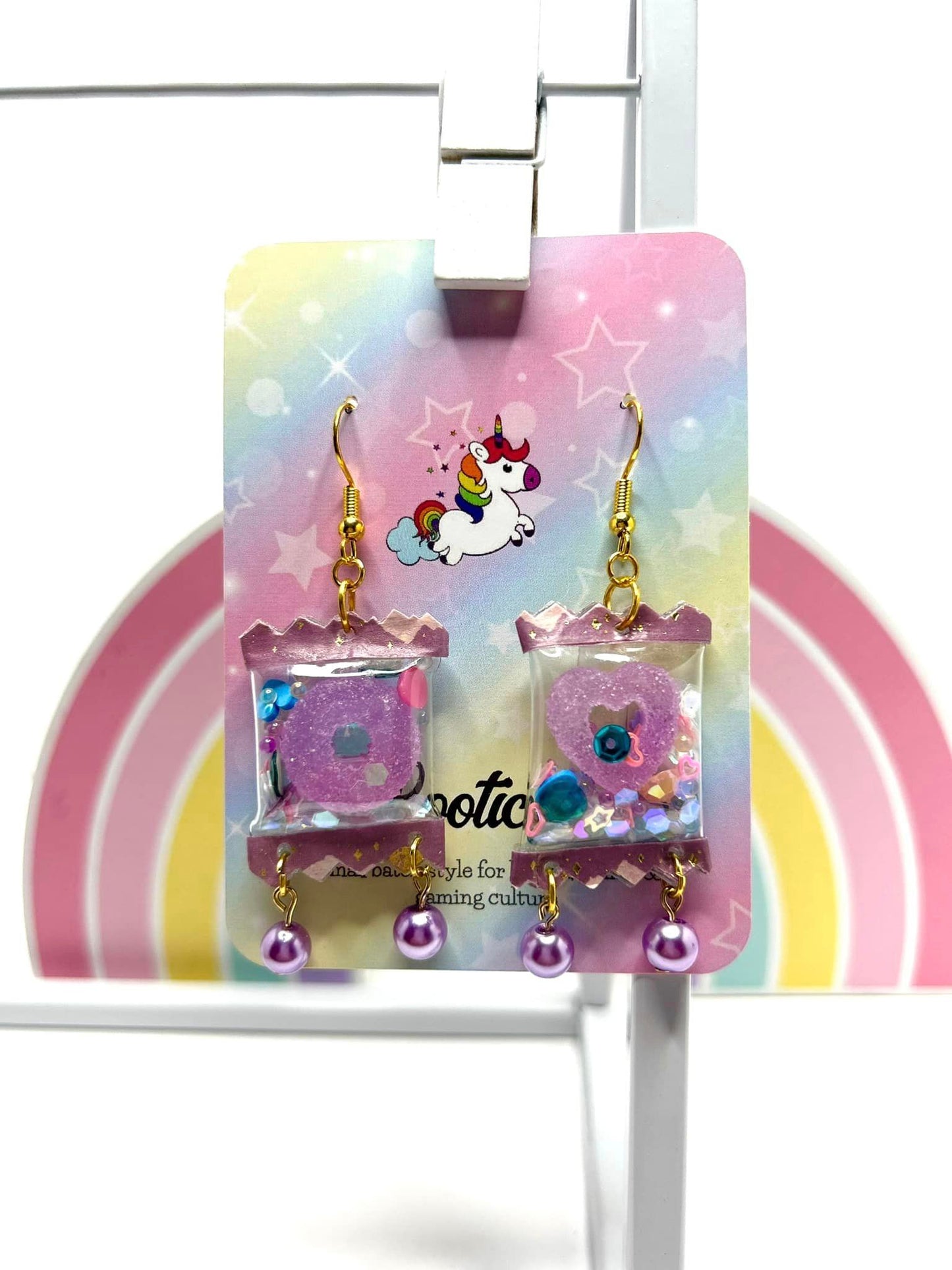 Kawaii Aesthetic Sugar candy Dangle Earrings